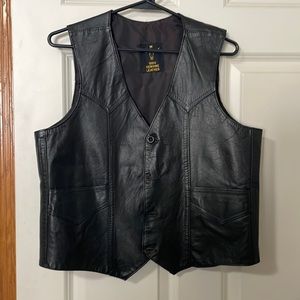 LAST CHANCE Leather biker vest